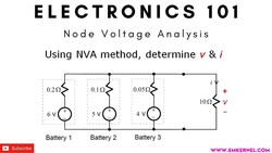 Electronics 101: Node Voltage Analysis (NVA) Simplified! Instructional Video