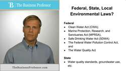 Federal, State, and Local Environmental Laws Instructional Video