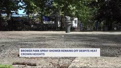 Brower Park spray shower remains turned off despite the heat News Clip