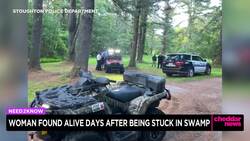Woman Found Alive Days After Being Stuck in Swamp News Clip