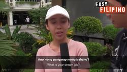Easy Filipino 12 - What is your dream in life? Instructional Video