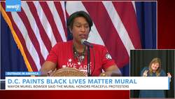 D.C. Mayor Has 'Black Lives Matter' Painted On Street Near White House News Clip