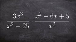 Multiplying two rational expressions Instructional Video