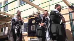 CLEAN : Open-air 'Covid-19 safe' synagogue opens in Berlin to celebrate Jewish New Year News Clip