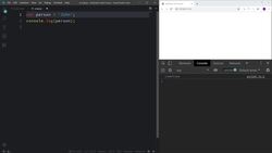 Frontend Web Development Bootcamp - Build a Twitter Clone - Variables in JavaScript Instructional Video