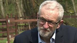 Jeremy Corbyn visiting youth activity centre News Clip