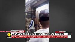 Nepal protests: KP Sharma Oli resigns, Nepal army chief & president discuss forming a government News Clip