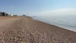 UK's Brighton Beach almost empty in lockdown Instructional Video