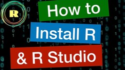 How to install R and install R Studio. How to use R studio - R programming for beginners Instructional Video