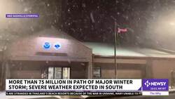 Late Winter Storm Bringing Snow To U.S. South, Northeast News Clip