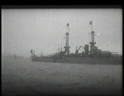 WWI, ground, naval and aerial warfare, Kaiser Wilhelm II, Paul von Hindenburg and Erich Ludendorff Stock Footage