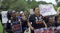 ANTI–Brett Kavanaugh – Demonstrators march on day of Kavanaugh/Ford hearing Stock Footage