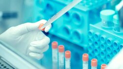 Scientist are changing media to culture cell in cell culture room , Concept science and Technology Stock Footage