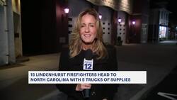 Tractor-trailers filled with supplies for Hurricane Helene victims leave from Lindenhurst Fire Department Instructional Video