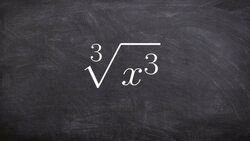 Learn how to take the cube root of x cubed using the identify element Instructional Video
