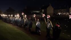 Women and girls join procession for first time at Up Helly Aa fire festival News Clip