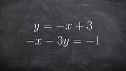 Learn how to solve a system of equations by graphing Solution Instructional Video