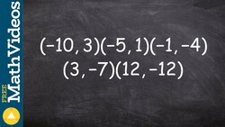 Learn how to write the equation of a best fit line using two points Instructional Video