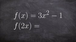 How to evaluate a function for a monomial Instructional Video
