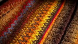 Knitted background Stock Footage