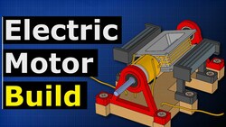 Electric Motor Build - Make a simple electric motor Instructional Video