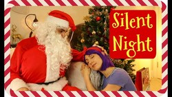 Santa Sings SILENT NIGHT With Bella | Kids Christmas Songs | Children's Favourite Christmas songs Instructional Video