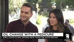Would You Like a Pedicure With That Oil Change? News Clip