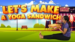 Yoga Sandwich Fun: A Playful Yoga Routine for Kids Instructional Video
