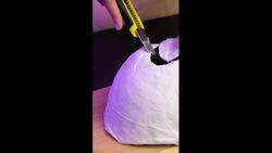 Hair and plaster cast - that's what you need to make an unusual lampshade Instructional Video