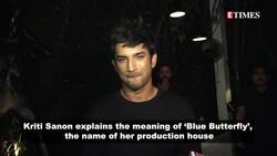 Kriti Sanon’s production house name ‘Blue Butterfly’ has a connection with Sushant Singh Rajput? Actress finally breaks News Clip