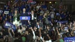 Protesters interrupt celebration as Biden surges News Clip