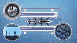 Superyacht concept flies using blimp catamaran Instructional Video