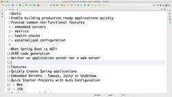 Spring Framework Master Class - Java Spring the Modern Way - Step 1-Introduction to Spring Boot - Goals and Important Features Instructional Video