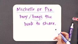 Subject & Verb Agreement: Singular Subjects Joined by "Or" Instructional Video