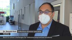 COVID-19 remains a challenge for immunocompromised kids in school News Clip