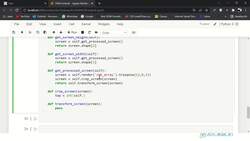 Reinforcement Learning and Deep RL Python Theory and Projects - Screen Cropping Instructional Video