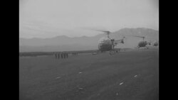 US General Maxwell Taylor, Commander of 8th US Army, reviewing US troops at Camp George leaving South Korea News Clip