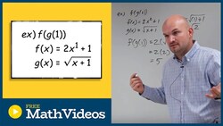 Evaluate the composition of two functions Instructional Video