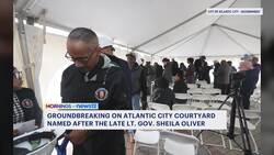 Groundbreaking at Atlantic City courtyard named after late Lt. Gov. Sheila Oliver News Clip