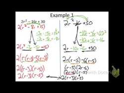 Factor Polynomials by Grouping (Trinomials with a GCF) Instructional Video