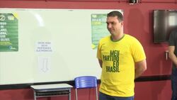 Far-right Brazilian candidate and congressman Jair Bolsonaro casts vote Instructional Video