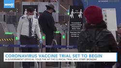 Clinical Trial For Coronavirus Vaccine Will Begin Monday News Clip