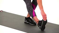 How to Do the Standing Hamstring Stretch for a Leg Workout Instructional Video