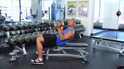 How to Do a Hip Dumbbell Chest Press at the Gym Instructional Video