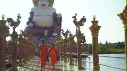 Exploring Wat Plai Laem, Thailand's Unique Buddhist Temple Instructional Video