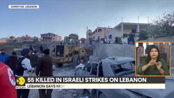 55 Killed In Israeli Strikes On Lebanon News Clip
