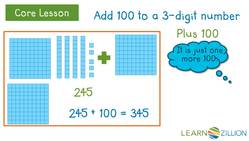 Add and Subtract 100 from a Number Using Place Value Instructional Video
