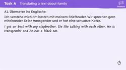 Familie und Freunde: translation, comprehension, conversation Instructional Video