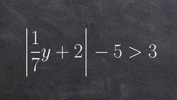 Solving an absolute value inequality by rewriting as a compound inequality Instructional Video
