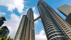 Malaysia Cityscape 4K Time Lapse (zoom out) Stock Footage